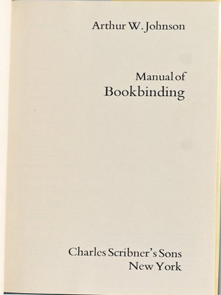 [ART] MANUAL BOOKBINDING