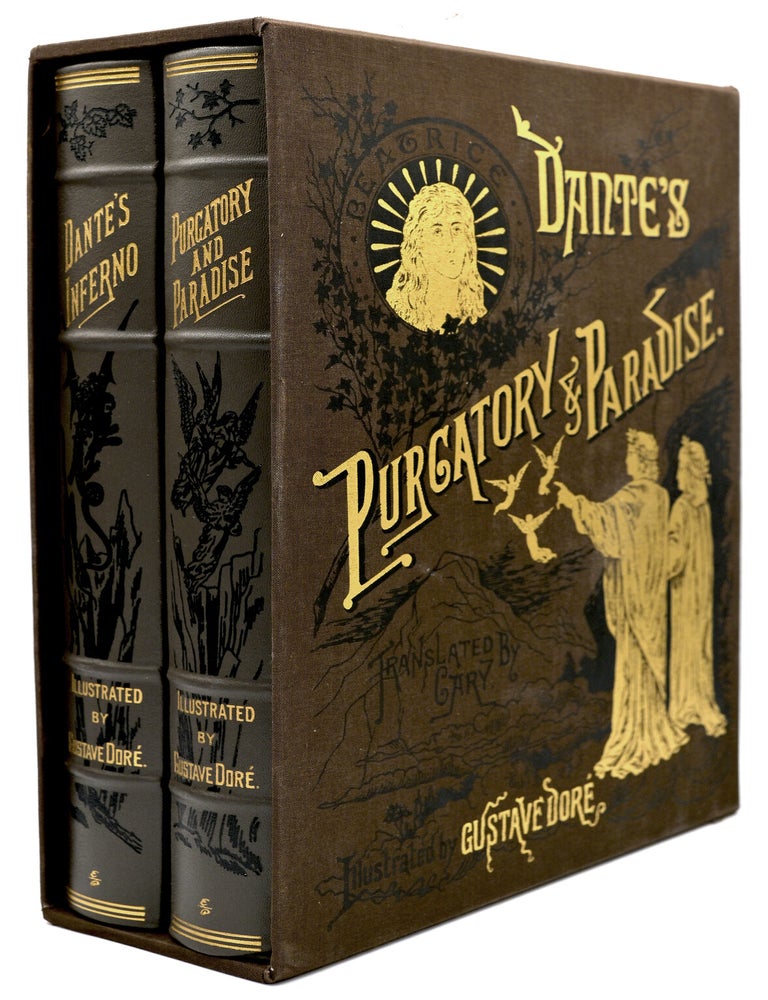 Item #300596 [LITERATURE] THE DIVINE COMEDY; DANTE&rsquo;S INFERNO, PURGATORY & PARADISE (2 VOLUMES). Dante Alighieri, M. Gustave Dore.