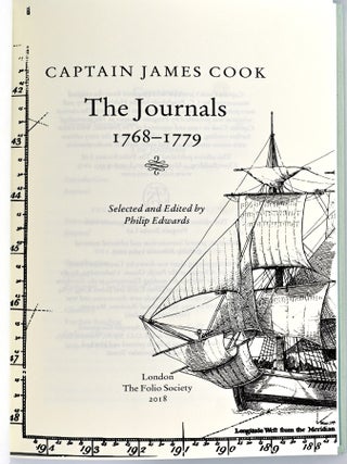 [TRAVEL] CAPTAIN JAMES COOK THE JOURNALS 1768-1779 (3 VOLUMES + MAP)