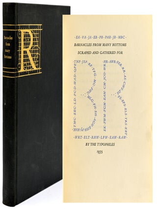 Item #300611 [SPECIAL PRESS] BARNACLES FROM MANY BOTTOMS. Paul Bennett