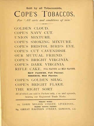 [MAGAZINE] FOUR COPE&rsquo;S TOBACCO PLANT BOOKLETS