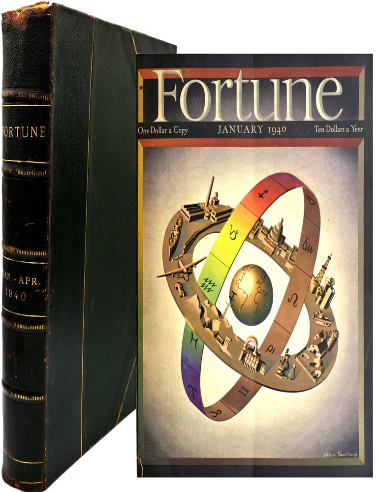 Item #300614 [AMERICANA] FORTUNE MAGAZINE. VOLUME XXI, NUMBERS 1, 2, 3 & 4; JANUARY, FEBRUARY, MARCH, & APRIL 1940. Henry Luce.