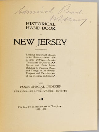 NEW JERSEY: Past and Present 1524 - 1896